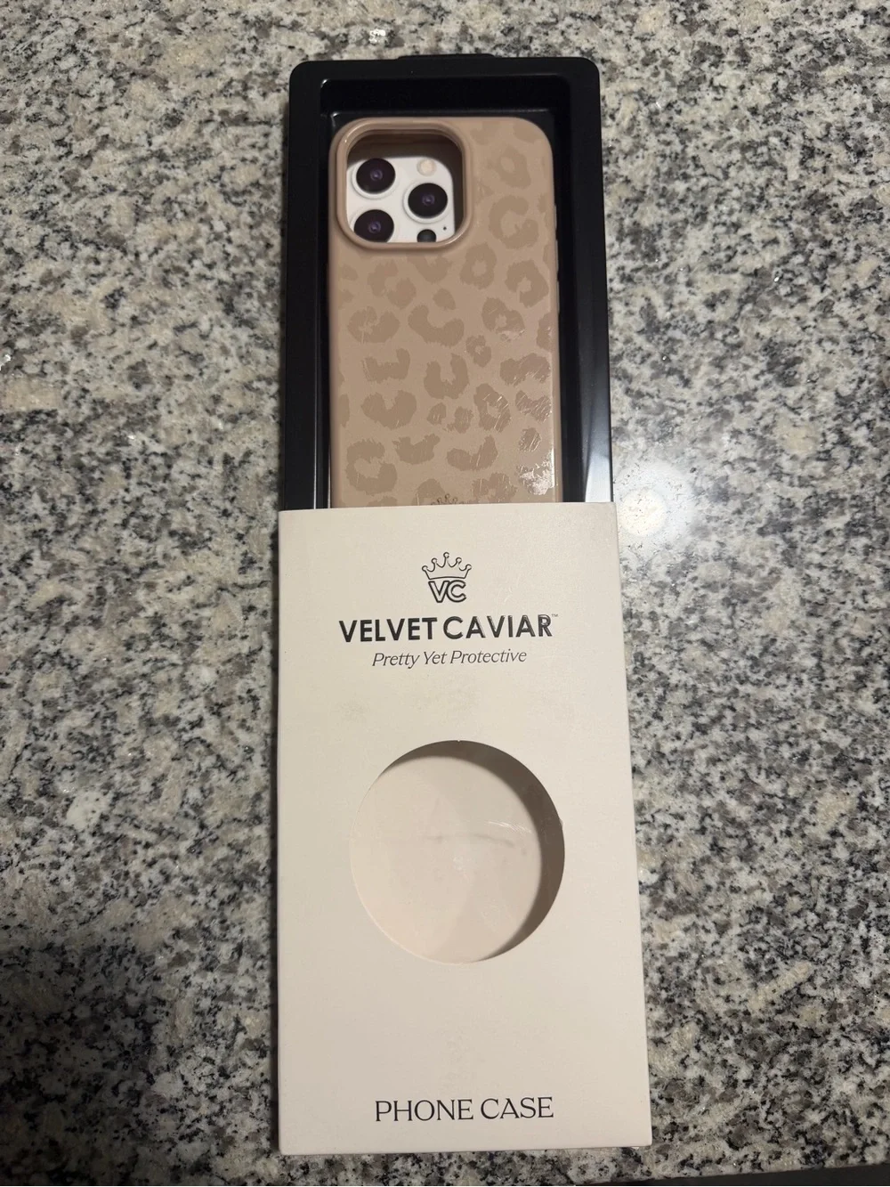 Velvet Caviar Taupe Leopard Print Phone Case